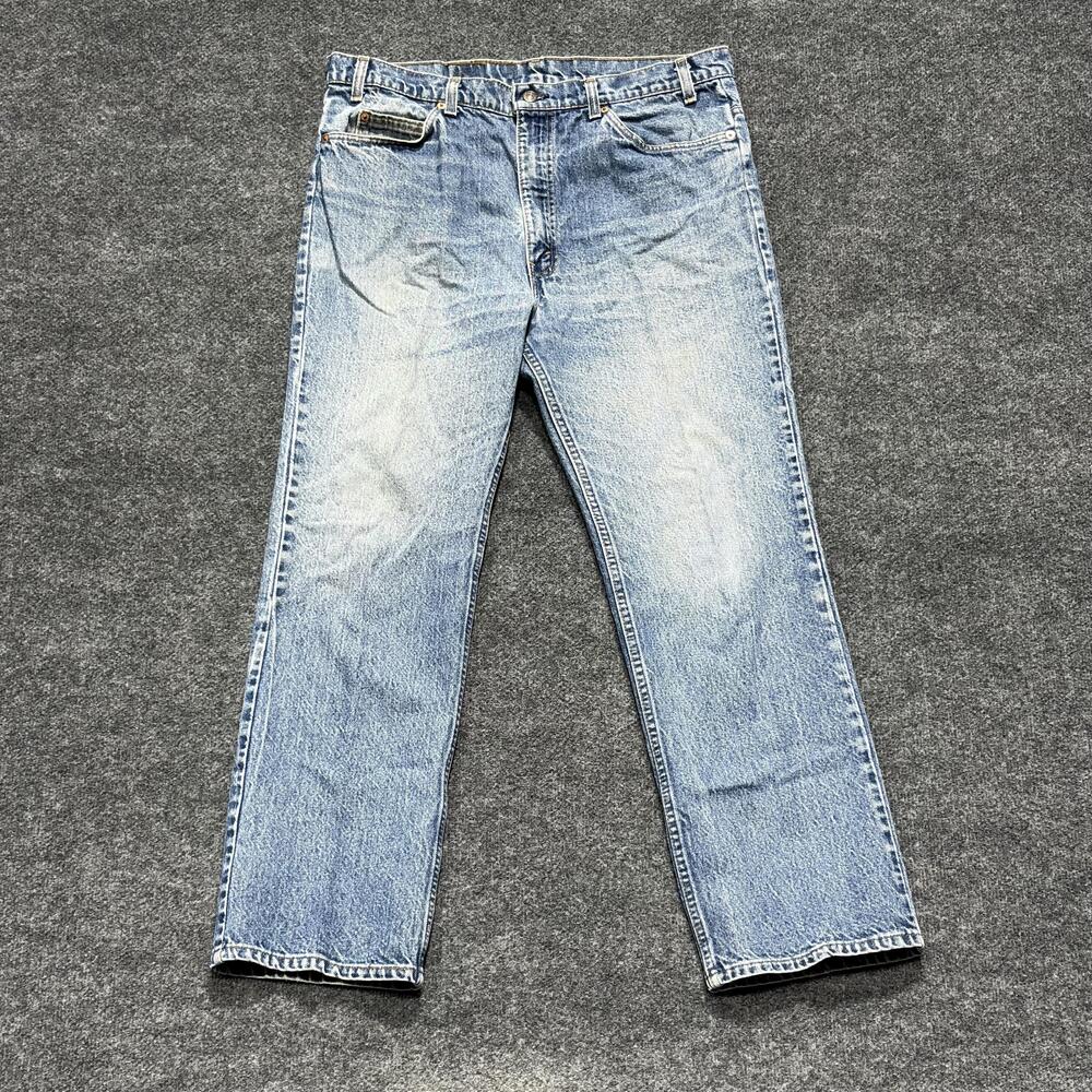 Levi's Jeans Mens 36x29 Blue Denim Made in USA Straight Leg Light Wash Classic